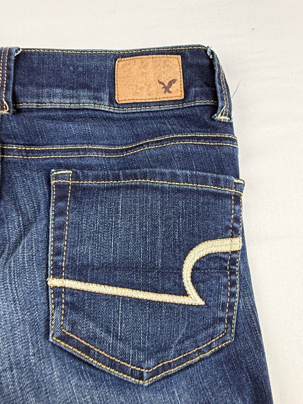 American Eagle Artist Crop Jeans – Y2K Low Rise – Size Double 0 - Picture 8 of 8